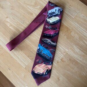 Corvette Necktie Vintage Ralph Marlin
